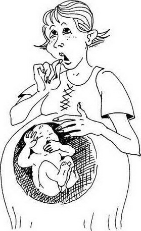 Во время беременности питаться будущей маме нужно за двоих
